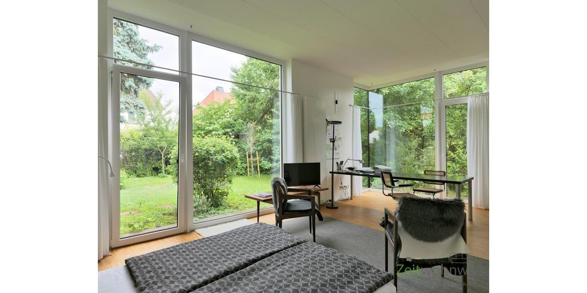phantastischer Gartenblick