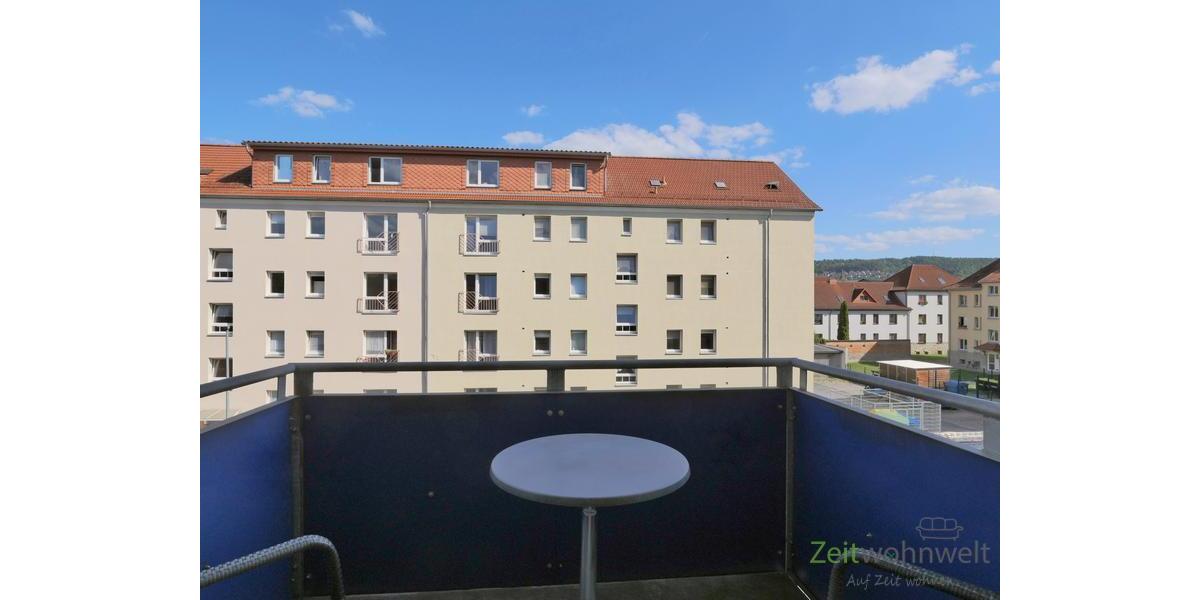 Blick vom Balkon