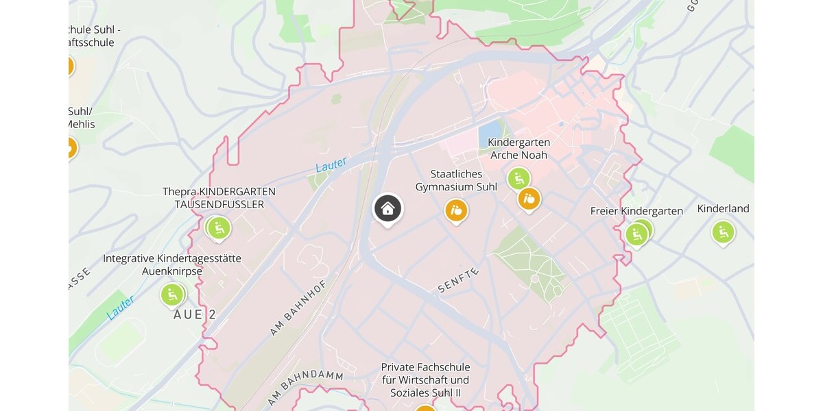 Lageplan 10min zu Fuß
