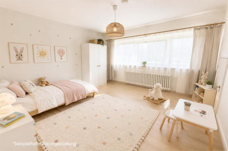 Beispielhafte Raumgestaltung Kinderzimmer