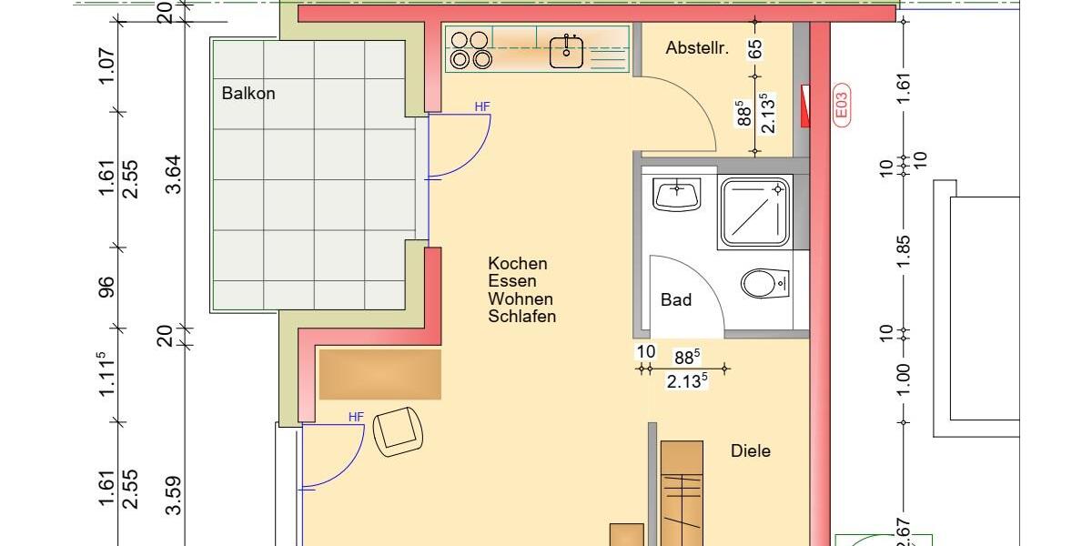 Achtung Steuerfüchse - Steuern sparen durch Sonderabschreibungen im KFW 40 QNG Energiesparhaus - Etagenwohnung Trier Feyen-Weismark | Angebot:26985262