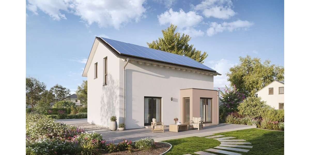 Kompaktes Wohnglück mit Solar