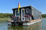 Ein Zuhause, auf dem Wasser oder im Hafen, exklusives Hausboot Neubau 2023 - Ferienhaus Jabel b Waren | Angebot:27295012