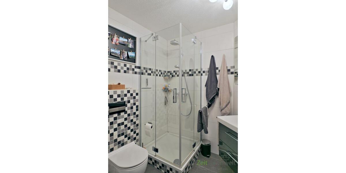 Blick zur Dusche
