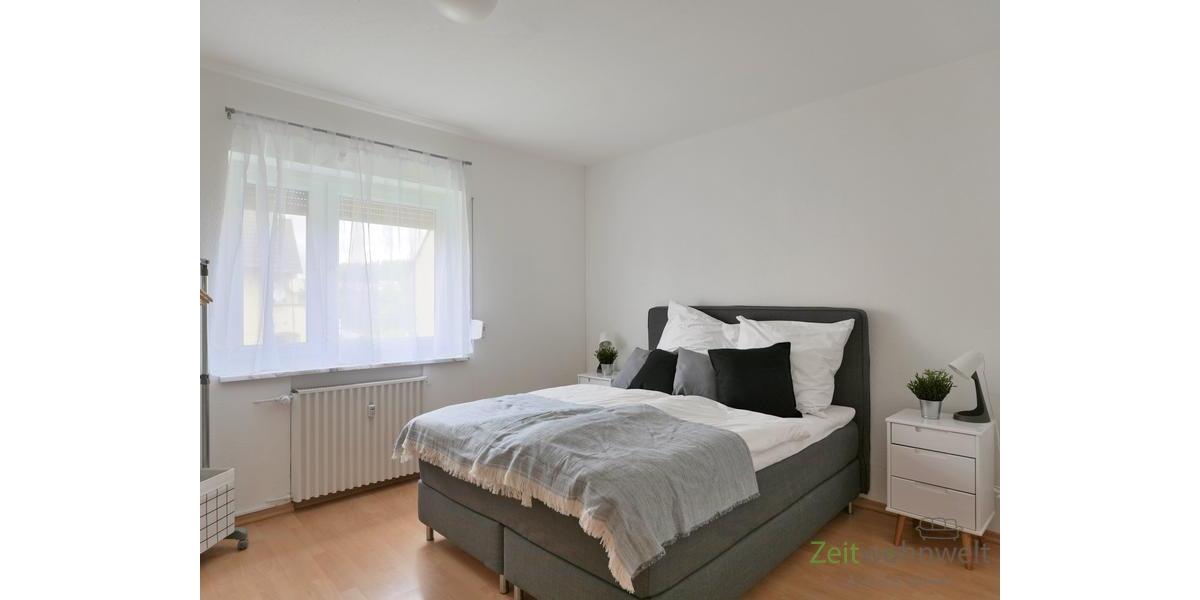 Blick ins Schlafzimmer