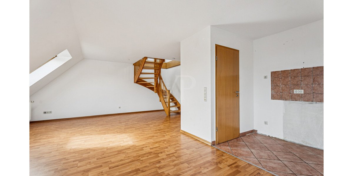 Wohnzimmer mit Küche