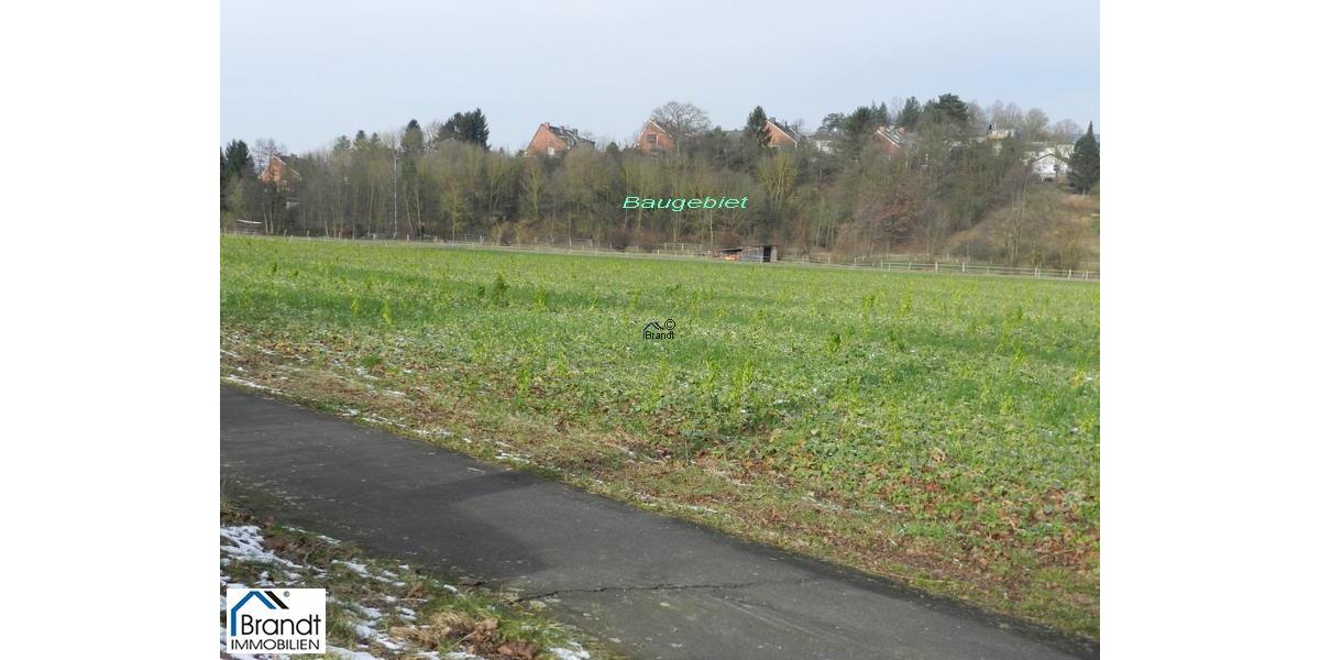 Blick zum Grundstück