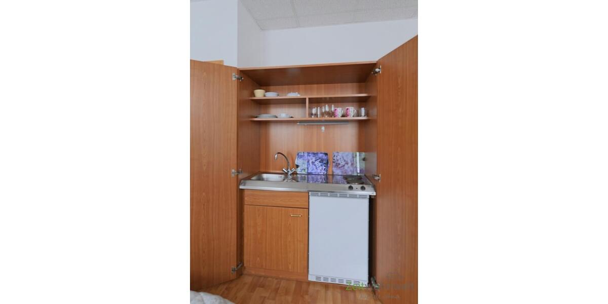 kleine Küche im Schrank