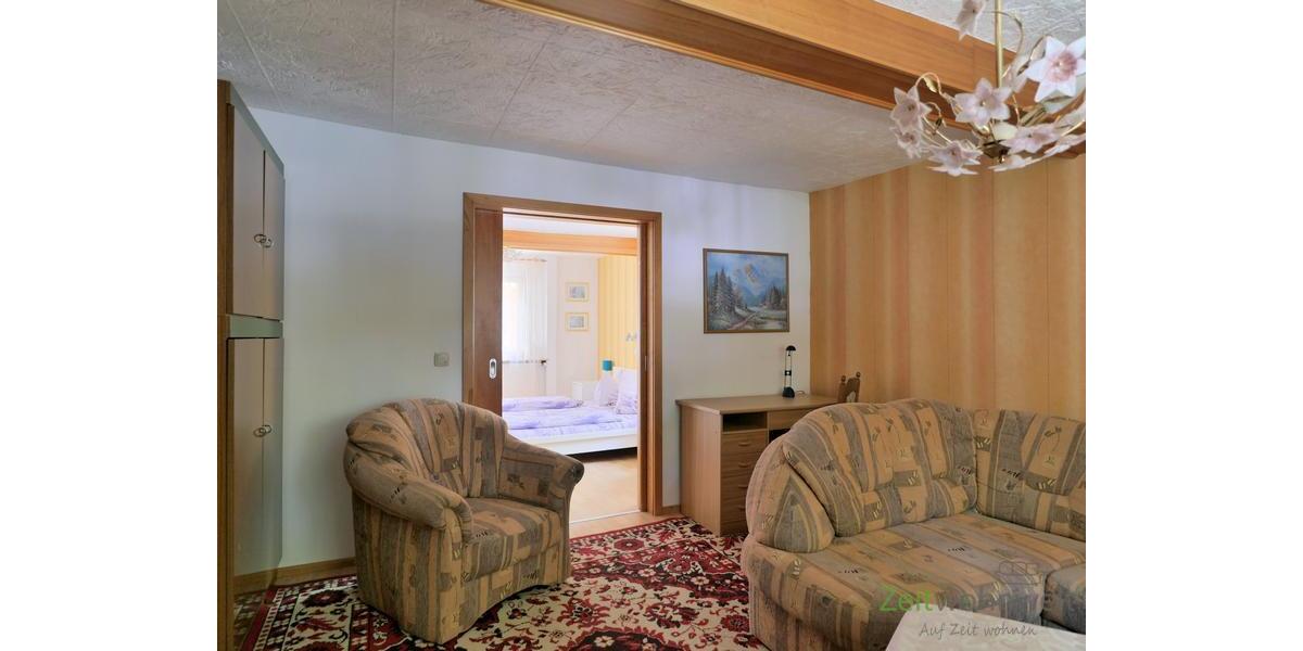Blick zum Schlafzimmer