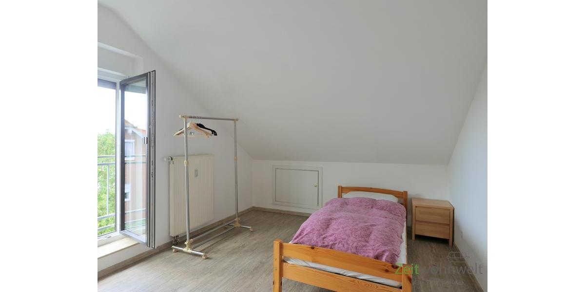 Blick ins Schlafzimmer