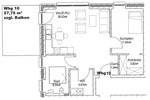 Helle 2-Zimmer OG-Wohnung KfW 40+ Bauweise + Aufzug + Balkon + Stellplatz - Etagenwohnung Weyhe | Angebot:25974653