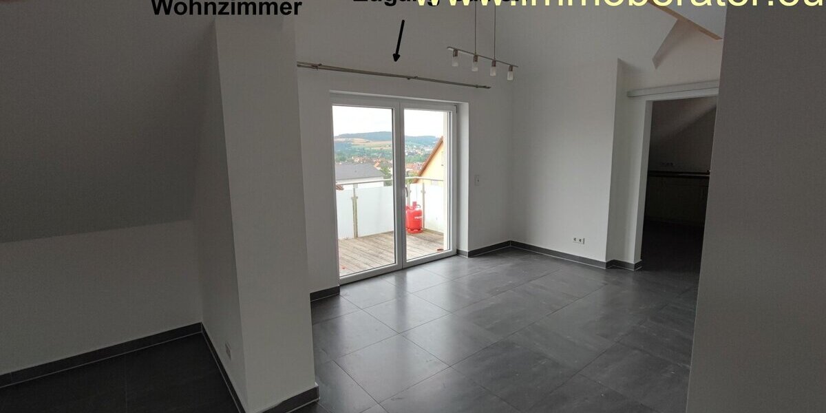 Wohnen mit Stil 3,5 Zimmer Whg WFL ca. 120 m² ger. Balkon Einbauküche Fernblick 2 Kfz-Stellpl. vorhanden ab sofort zu vermieten! - Etagenwohnung Neunburg vorm Wald | Angebot:26762811
