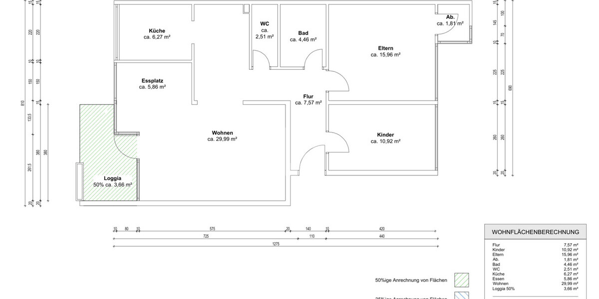 Wohnungsgrundriss