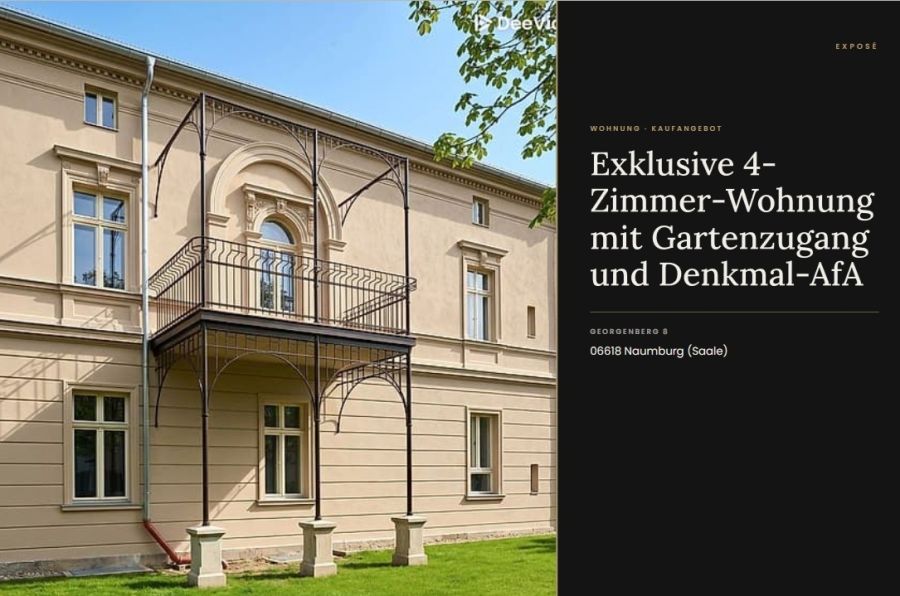 Provisionsfrei* Gründerzeitwohnung in alter Villa - 4- Naumburg(Saale) | Angebot:27432985