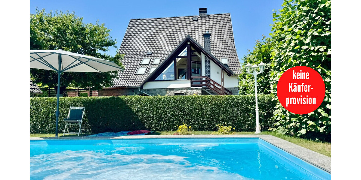 HORN IMMOBILIEN ++ RESERVIERT! Die Perle von Strasburg! Haus, Schwimmpool, Nebengebäude, 3 Kamine, 2 Garagen,EBK - Einfamilienhaus Strasburg | Angebot:27013749