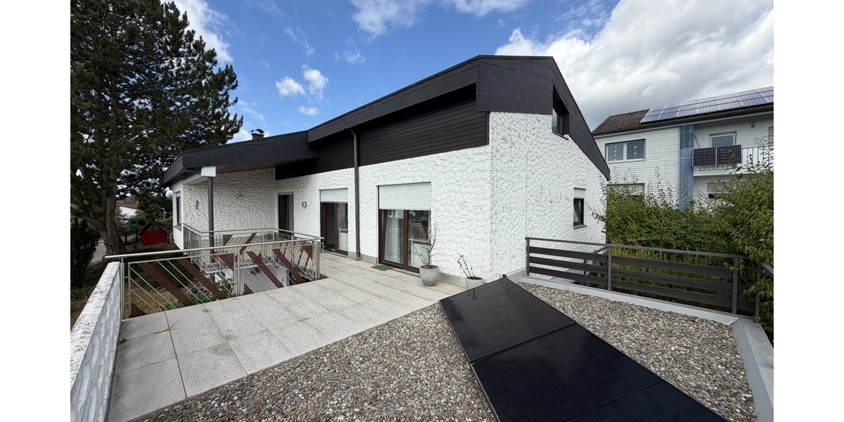 Ansicht Außen Garagenterrasse
