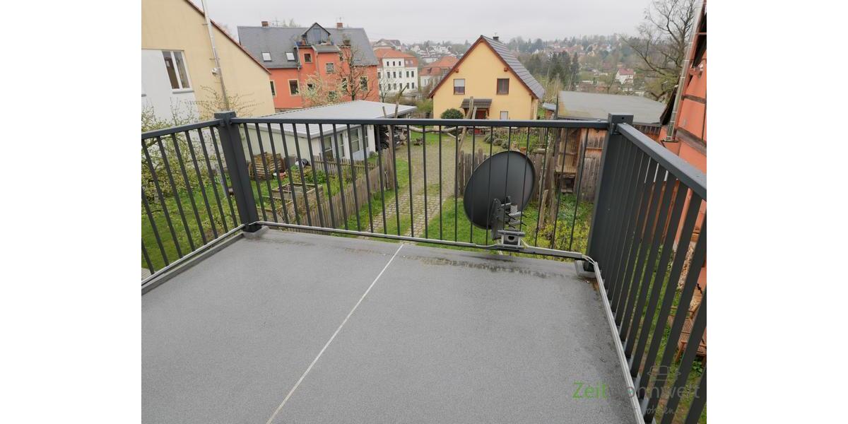 Balkon bei Regenwetter