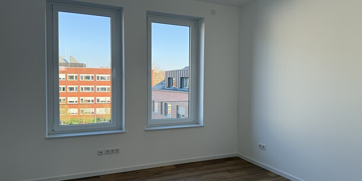 Ausblick aus dem Schlafzimmer