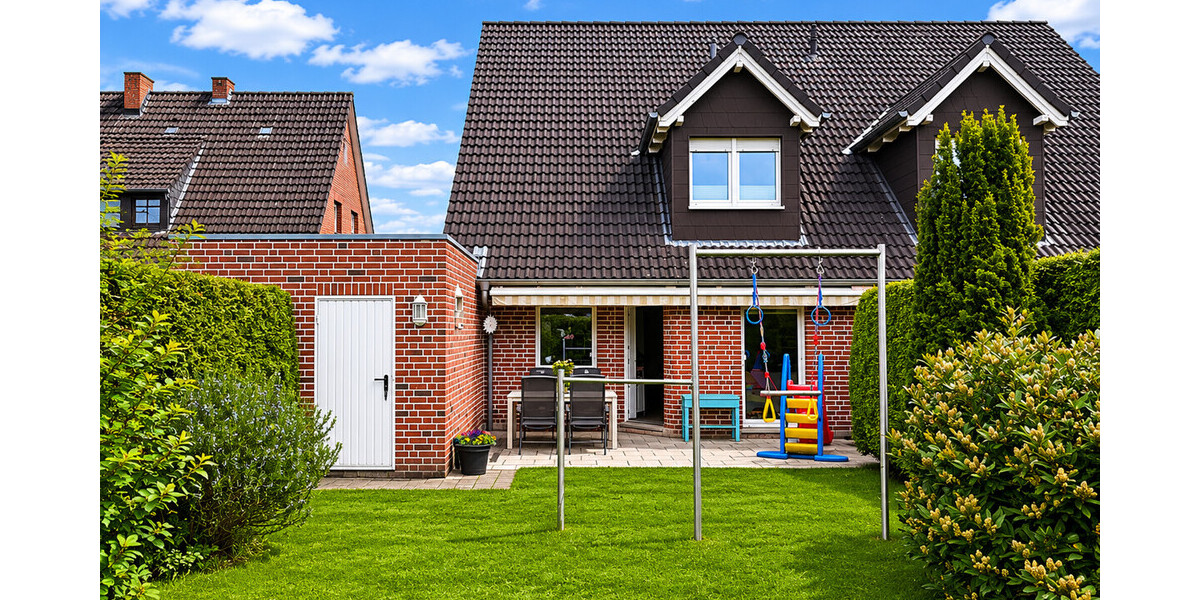 Hausansicht Gartenseite