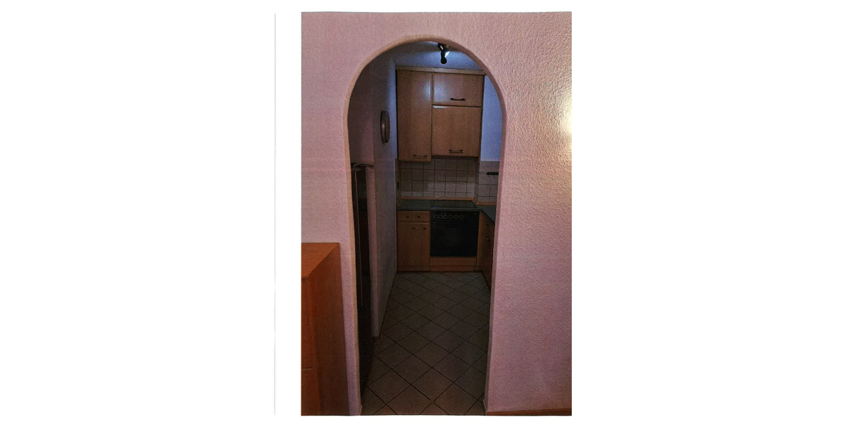Blick vom Wohnzimmer in die Küche