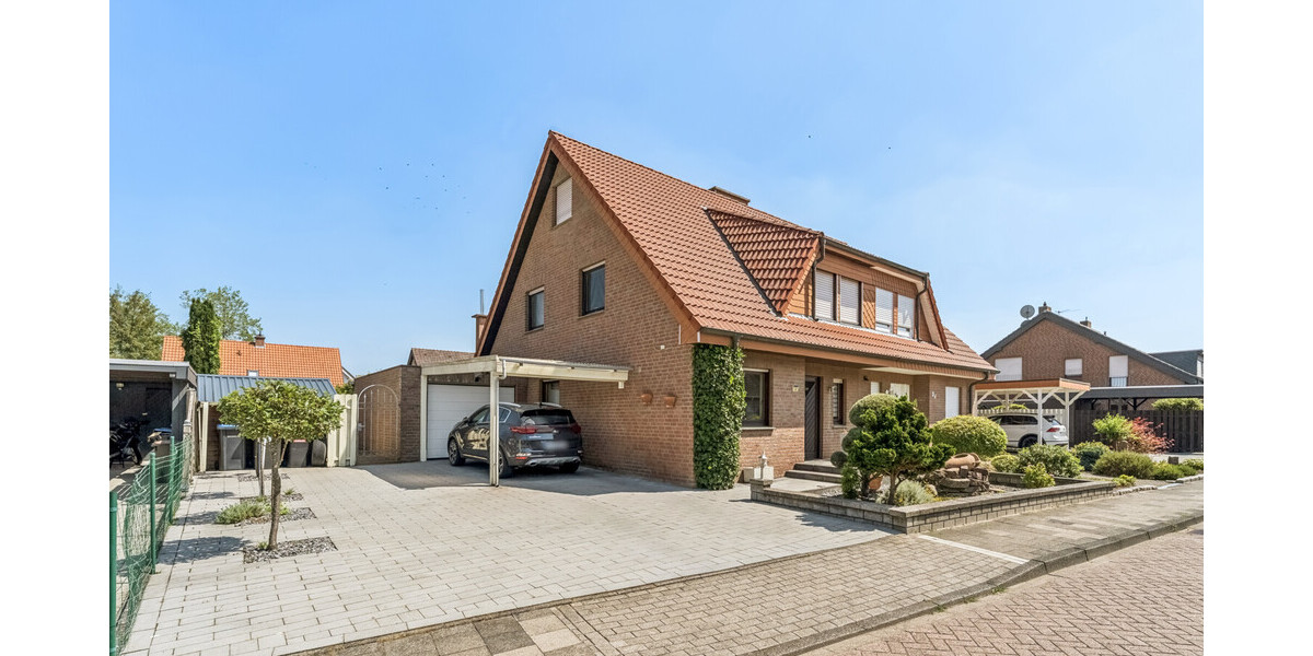 Gartenliebhaber aufgepasst! - DHH mit schöner Raumaufteilung auf Erbpachtgrundstück - Doppelhaushälfte Rheine / Schotthock Rheine | Angebot:27195562
