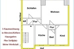 3-Raumwohnung mit Garten in Merzien bei Köthen (Anhalt) ! - Dachgeschoßwohnung Köthen OT Merzien Merzien | Angebot:26840142