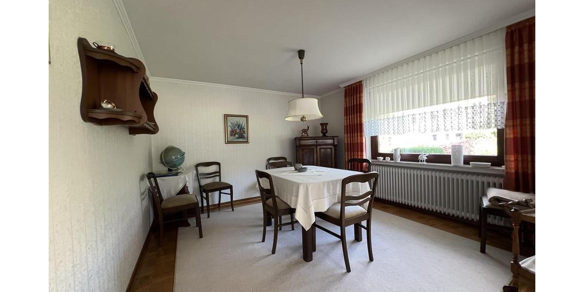 Essbereich im Wohnzimmer
