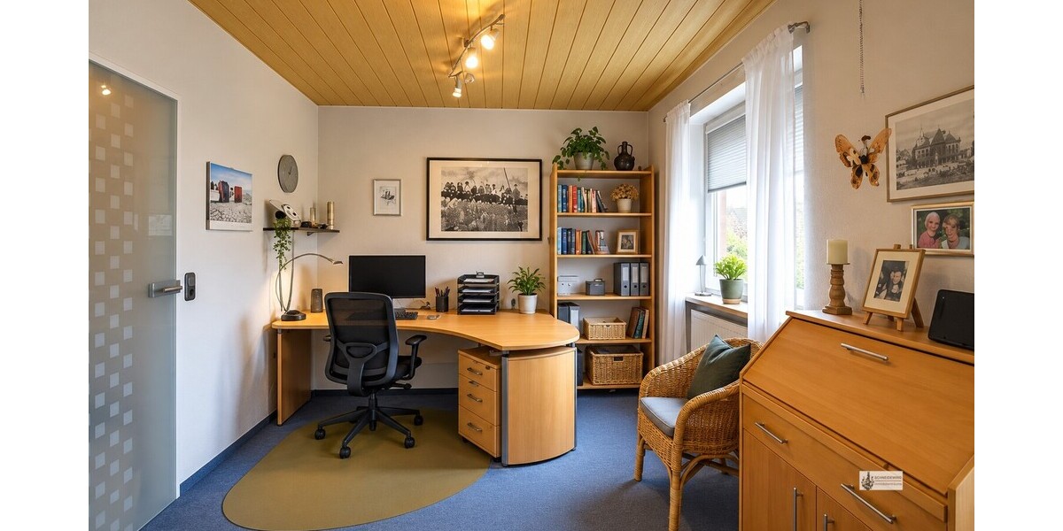 Büroecke im Fernsehzimmer OG