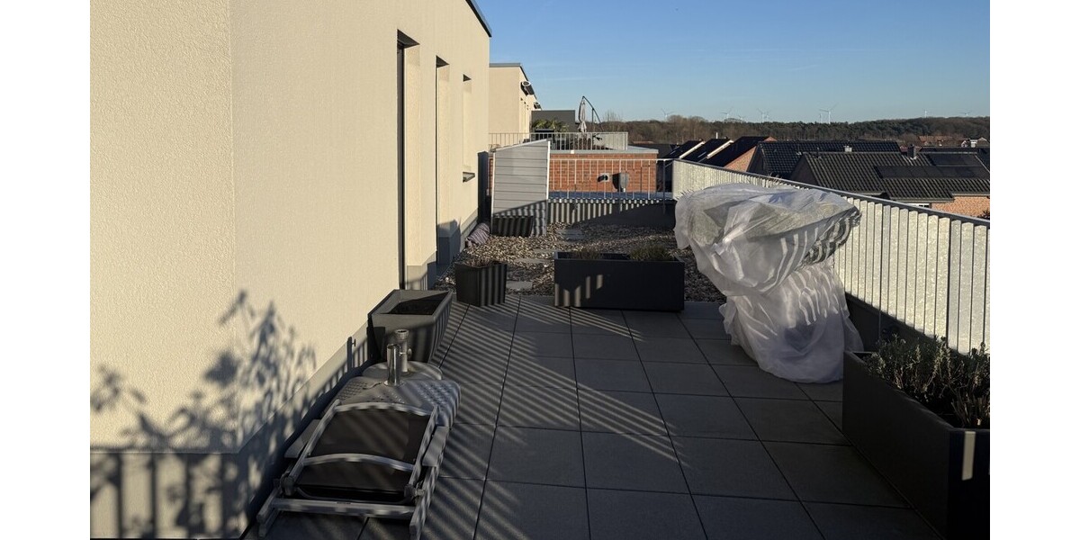 Teil der Dachterrasse