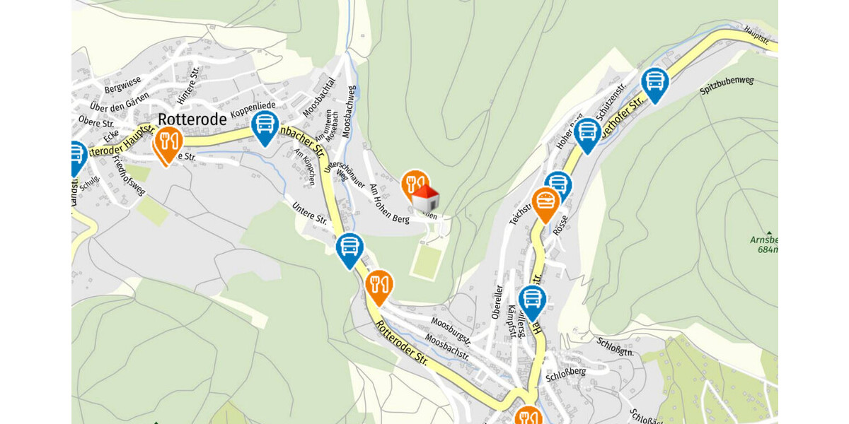 Geolyzer Kartenausschnitt