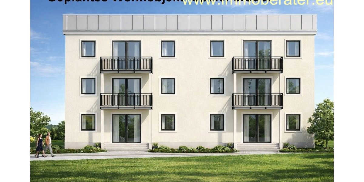 Projektiert 4-Zi-Neubauwohnung WFL ca. 104 m² Erdgeschosss mit Terrasse und eig. Gartenanteil Garage und Kfz-Stellplatz Bezug Frühjahr 2027. - Erdgeschoßwohnung Speichersdorf | Angebot:15896480