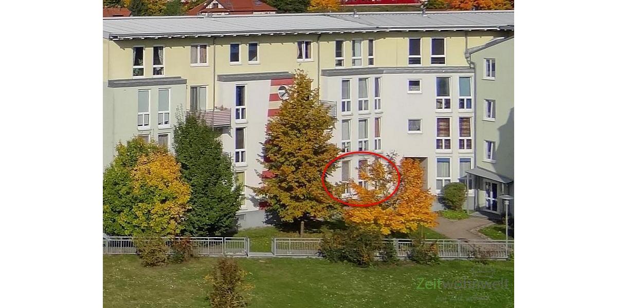 Außenansicht mit Markierung