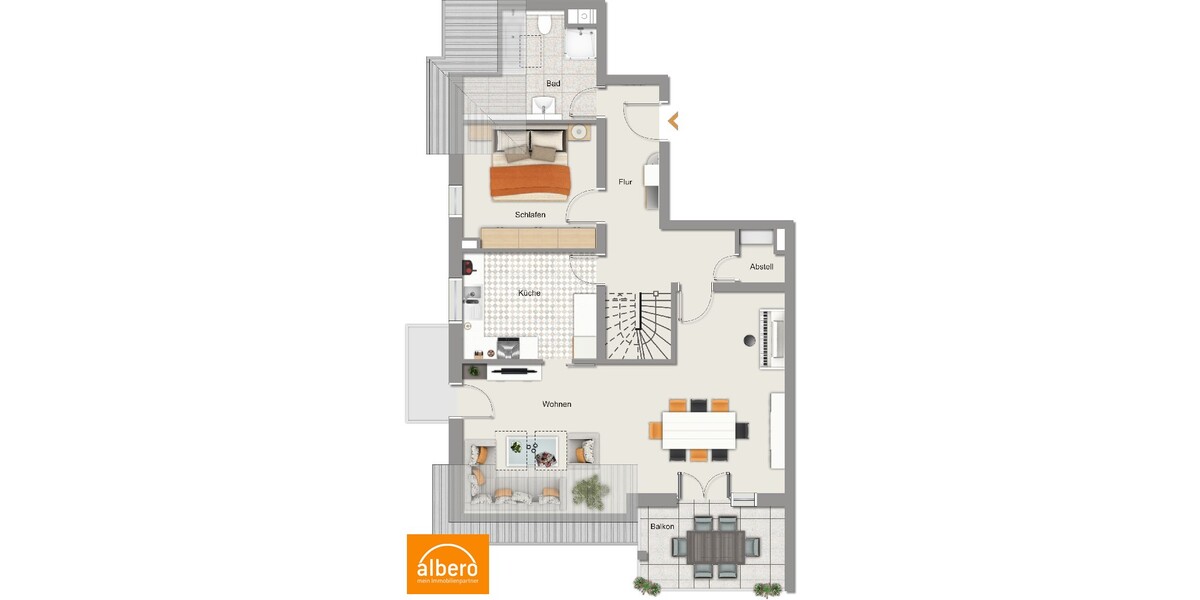 Grundriss 1. DG