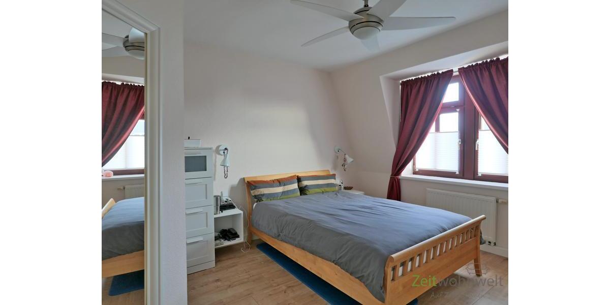 Blick ins Schlafzimmer