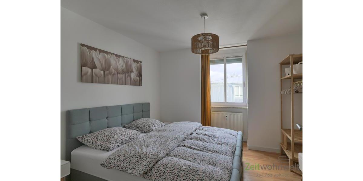 Blick ins Schlafzimmer