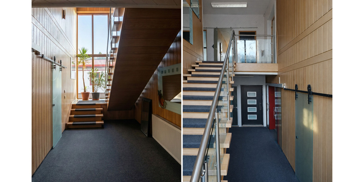 Treppenhaus Bürotrakt
