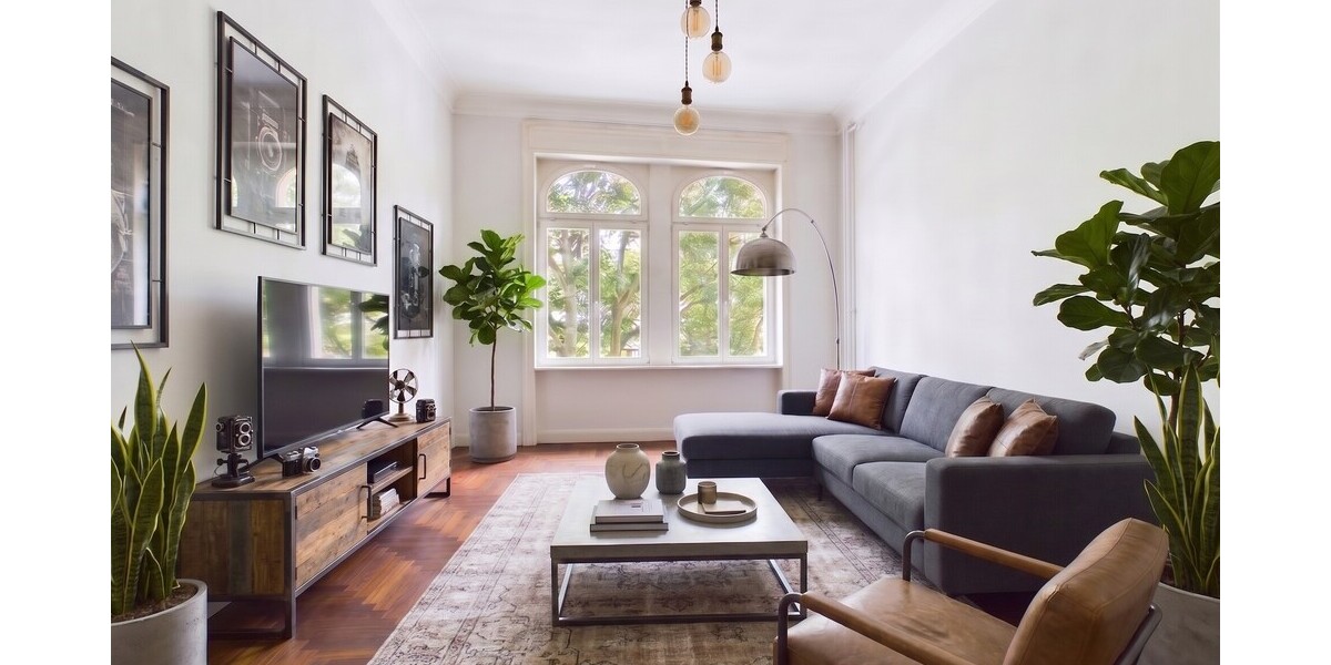 Wohnzimmer virtuell eingerichtet