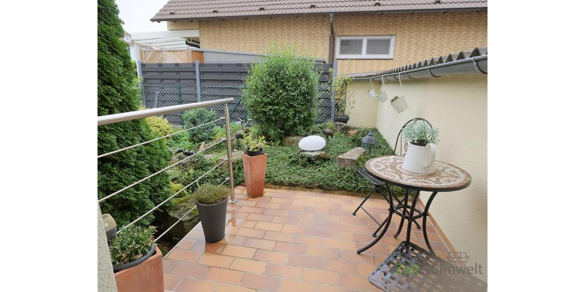 Terrasse bei Regenwetter