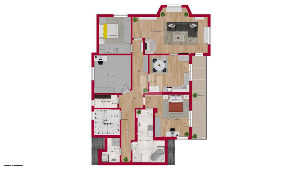 Wohnungsgrundriss