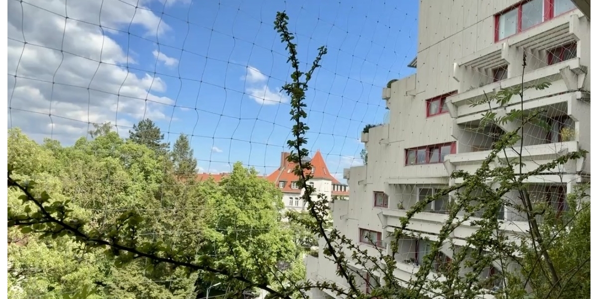 Blick nach rechts vom Balkon