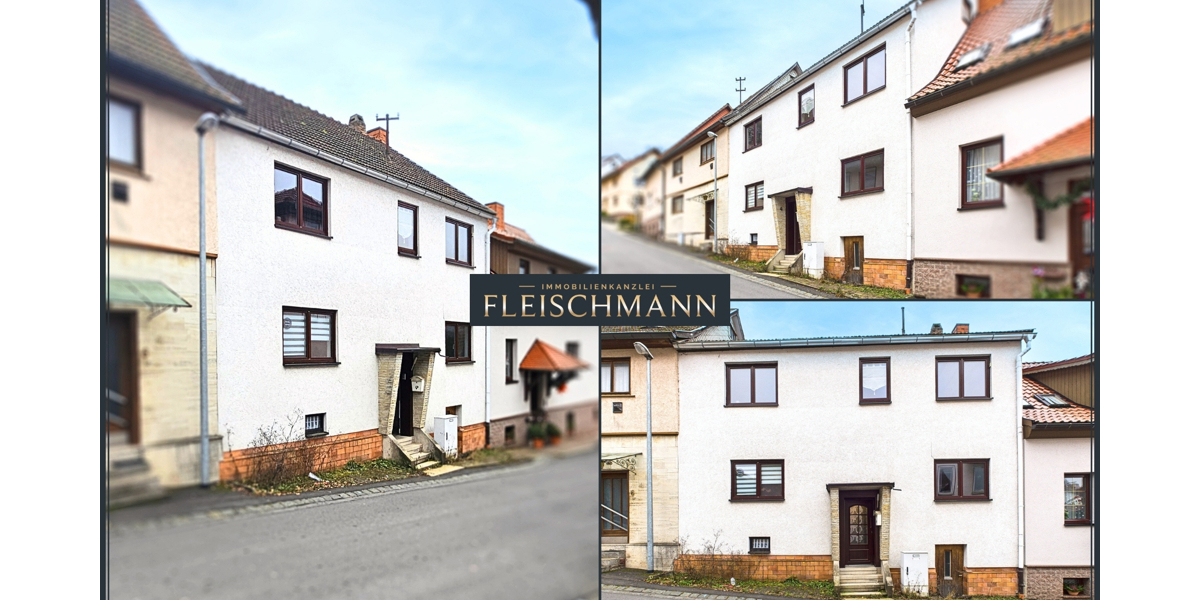 Charmantes Zuhause: Historisches Fachwerk, modernisiert, mit offener Küche - Reihenmittelhaus Steinbach-Hallenberg Hallenberg | Angebot:25856943