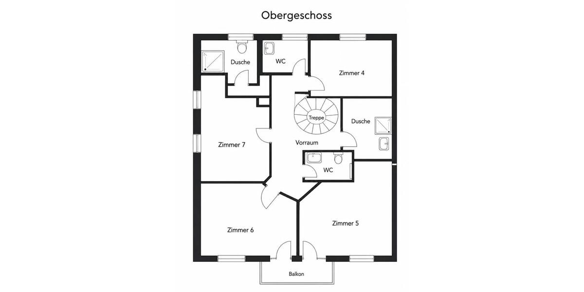 Grundriss Obergeschoss