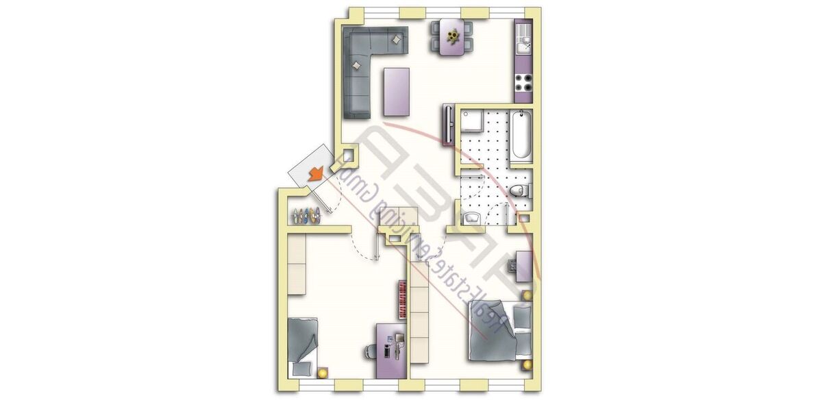 geräumige 3 ZKB mit EBK+GARTENZUGANG - Gemütlichkeit Nähe Coppistraße - 3- Leipzig Gohlis | Angebot:27309257