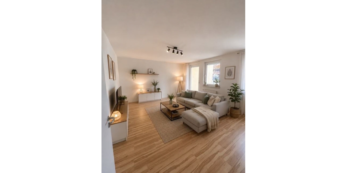 Wohnzimmer - KI generierter Einrichtungsvorschlag