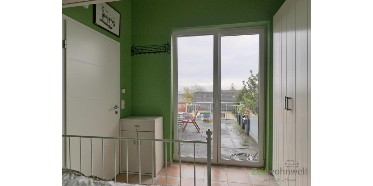 Balkonausgang am Schlafzimmer