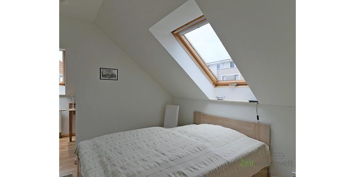 Blick ins Schlafzimmer