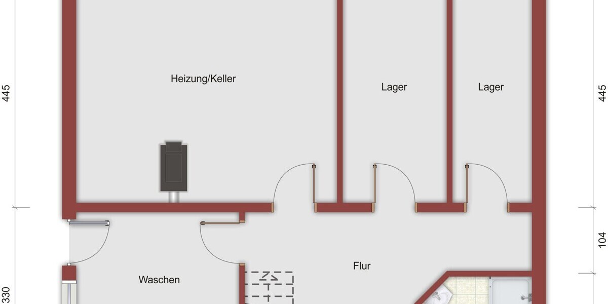 Grundriss Keller