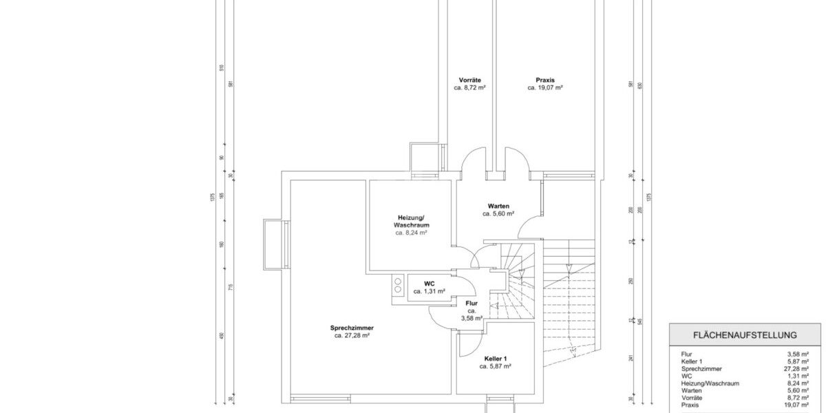 Grundriss Untergeschoss