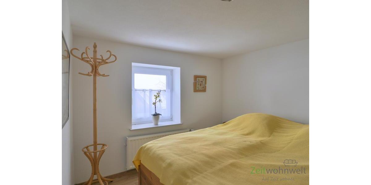 Blick ins Schlafzimmer