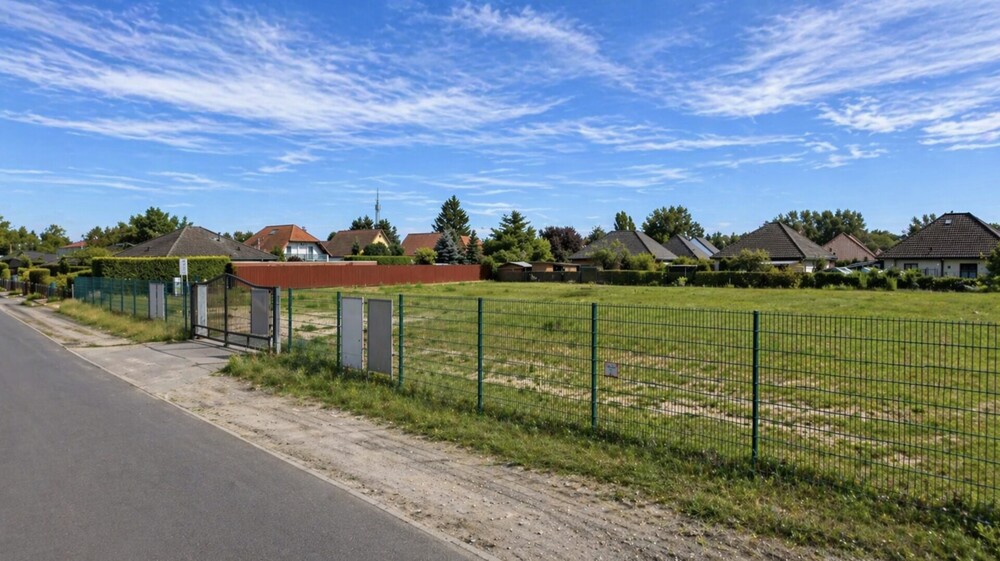 Blick in Richtung Grundstück